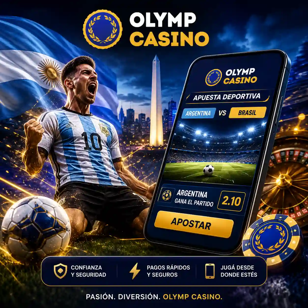 Olymp Casino Argentina: Apuestas deportivas y juegos online